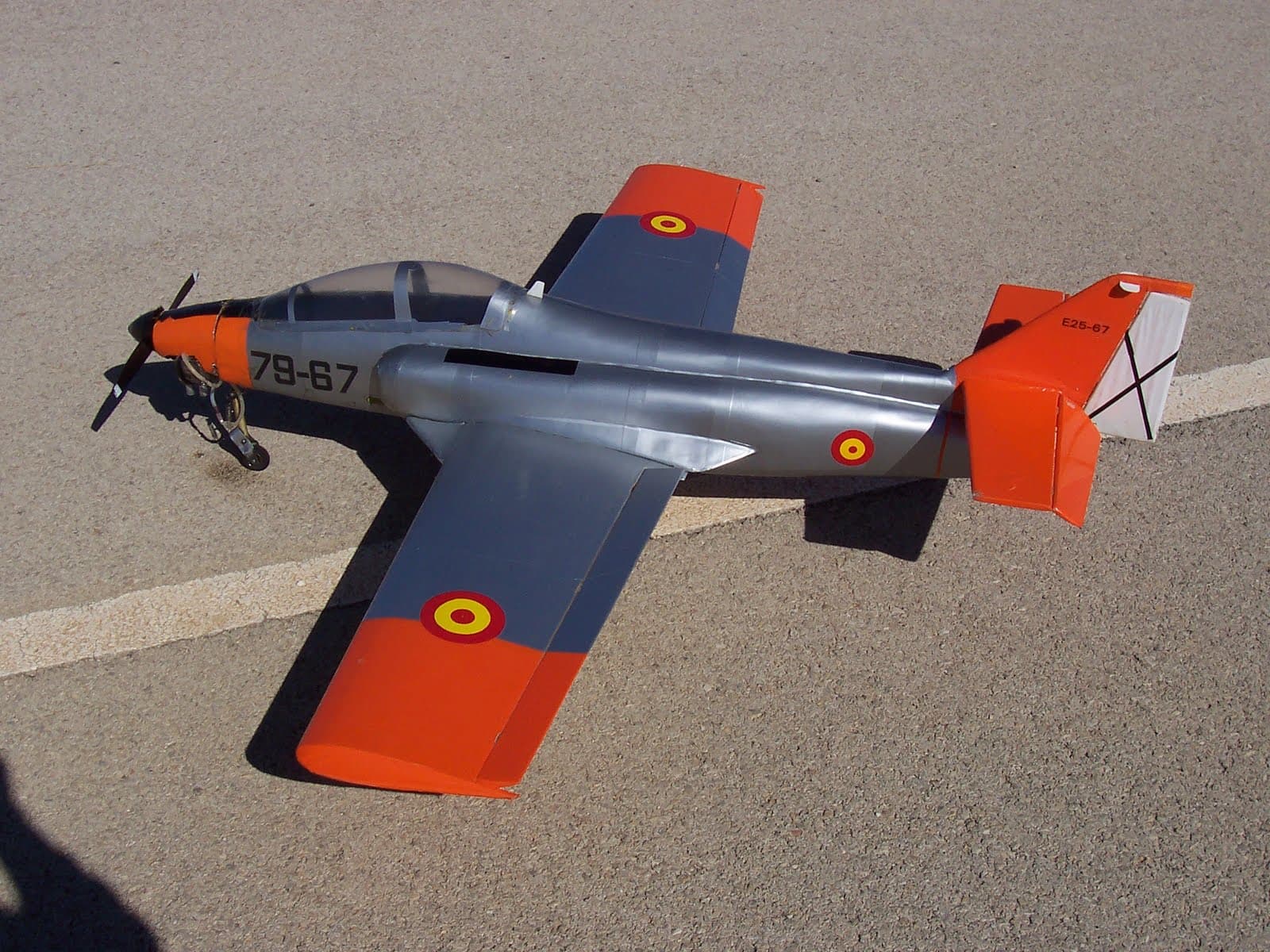 Modelo de aeromodelismo del club